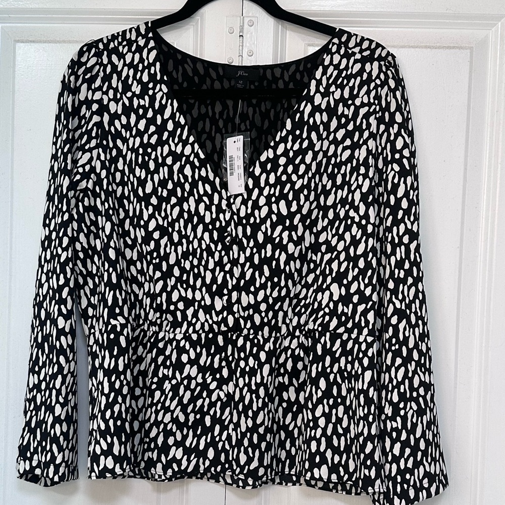 Black and White Women's Top